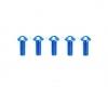 3x8mm HG Alu HH Screw Blu *5