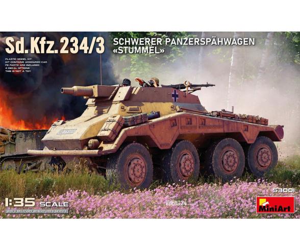 MiniArt Sd.Kfz.234/3 Stummel Model Kit 1:35