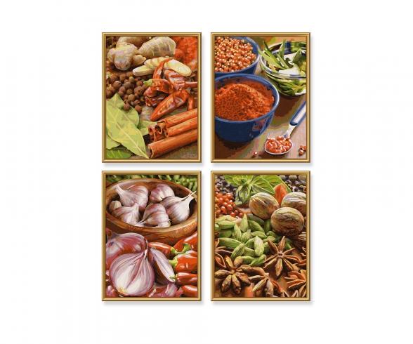 Spices Quattro - Painting by Numbers