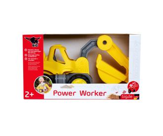 BIG Power Worker Classic Digger with Soft Tyres