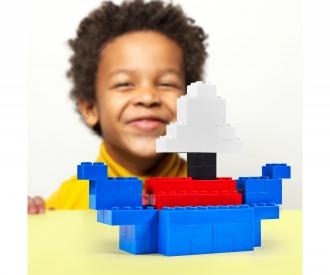 Blox - 40 briques de 8 pièces bleues - compatibles avec les briques de jeu connues