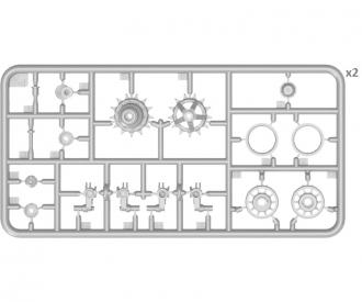 1:35 Wheel Set T-54 Early Type (10+4)