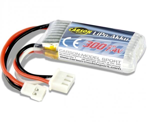 7.4V/300mAh LiPO batterie Spy Hawk 750