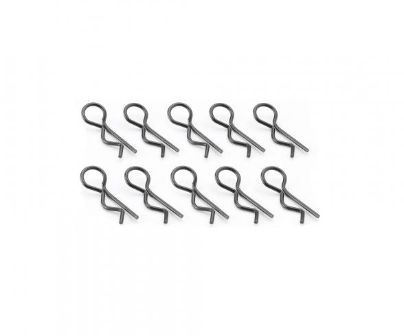 Body pins 24 mm, 10 pieces, black