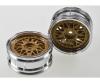 Porsche 934 Wheels chr./gold 26mm(2)