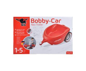 Set de porteur bleu Bobby Car Neo avec remorque et volant électronique