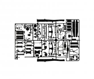Mercedes-Benz SK1844 LS V8 Model Kit 1:24