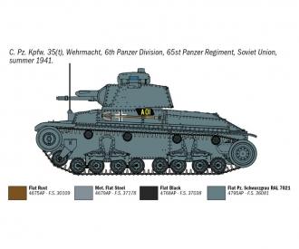 Italeri Panzerkampfwagen 35(t) Model Kit 1:72