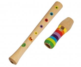 Eichhorn Musik Holz-Flöte, 32cm