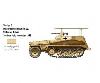 Sd. Kfz 250/3 Model Kit 1:72 with 3 Figures