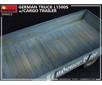 1:35 Deutscher LKW L1500S mit Anhänger