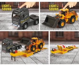 Volvo Truck + Wheel Loader