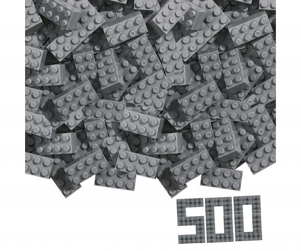 Blox 500 briques grises 8 plots en vrac