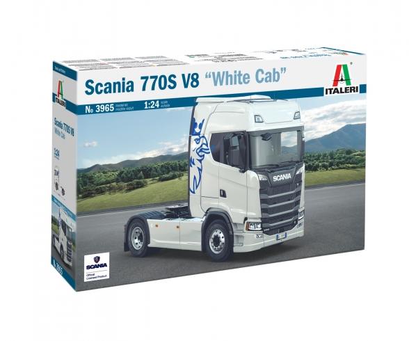 Scania 770 S V8 White Cab Model Kit 1:24