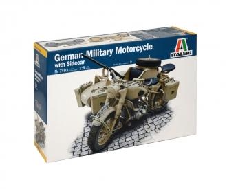 BMW R75 Military Motorcycle with Sidecar 1:9