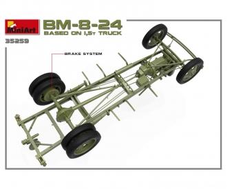 1:35 Lance-roquettes BM-8-24 sur camion de 1,5to