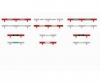 Scalextric Crash Barriers Set 1:32 Trackside
