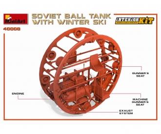 1:35 Sov. Ball Tank w/Ski/Interior Kit