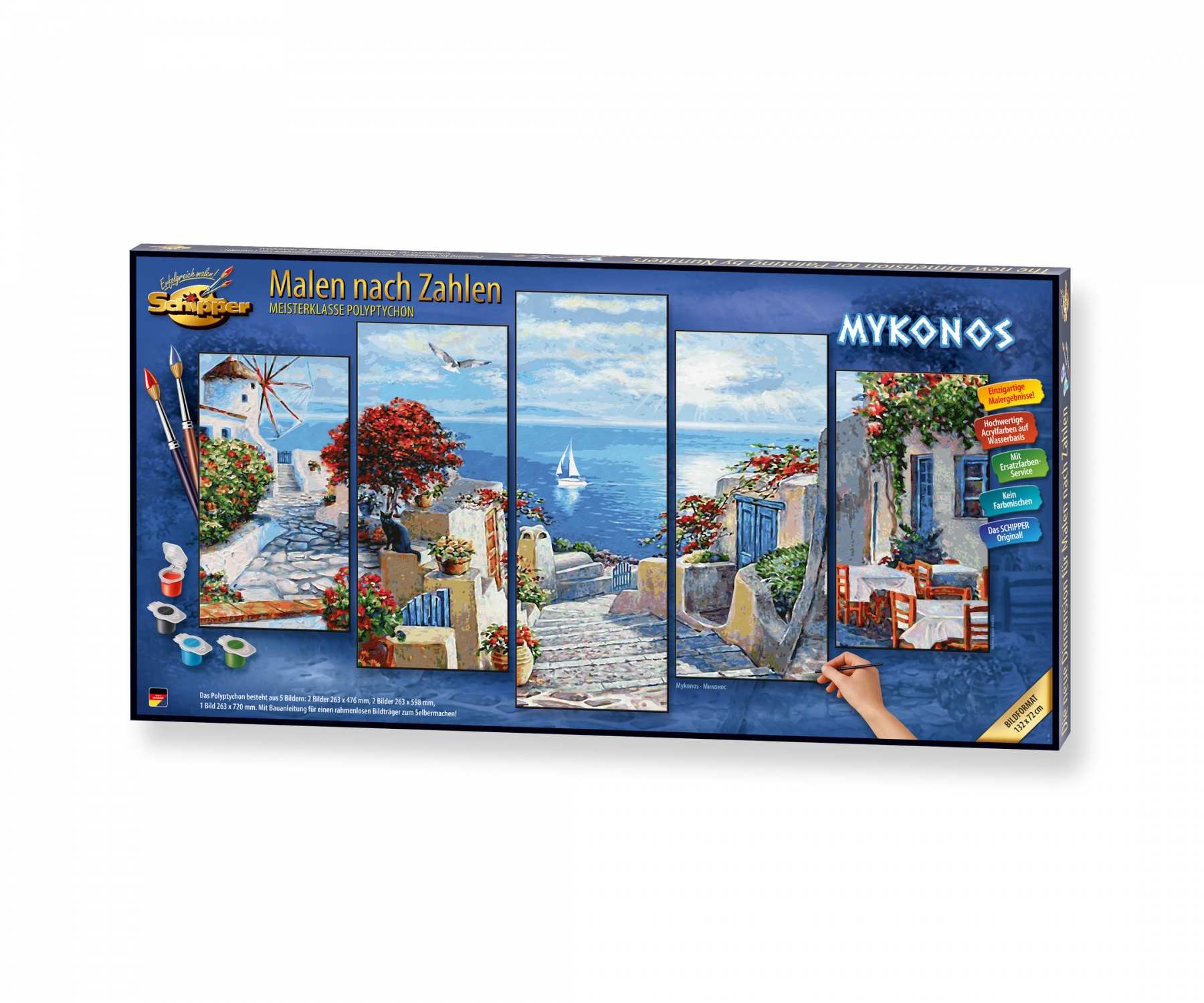 Buy Mykonos - painting by numbers online | Schipper
