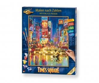 New York City - Times Square by Night - painting by numbers