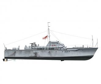 Vosper 72''6' MTB 77 Model Kit 1:35 Scale