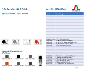 1:24 Porsche 944 S Cabrio