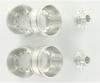 1:14 Alum. Rear wheel, model wheel set