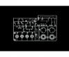 Fiat 500F 1968 Model Kit 1:12 with Opening Parts