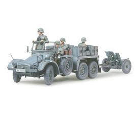 1:35 Ger. Krupp Protze, model kit with 37mm PAK
