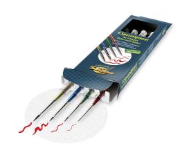 4 Paint Brushes - Painting by Numbers Accessory