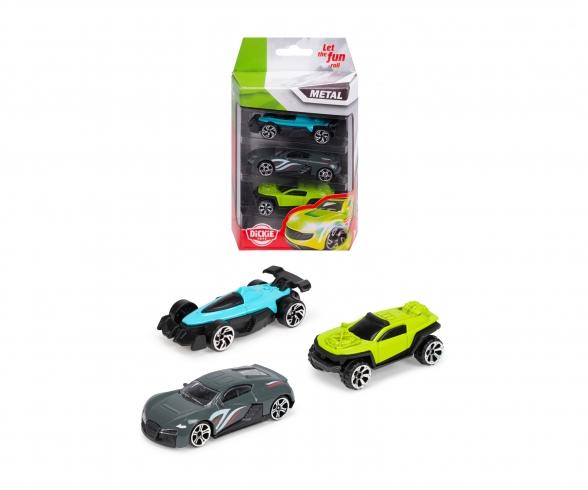 Die-Cast Vehicles 3-Pack Mini Cars