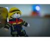 Ours en peluche pompier Rosenbauer, 30 cm