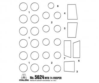 1:35 Vosper 74 m. Équipage (7)