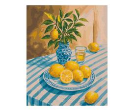 Lemon Still Life 24 x 30 cm - Painting by Numbers