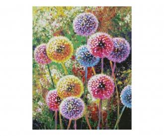 Flower fireworks - painting by numbers