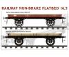 1:35 Railway Non-brake Flatbed 16,5 t