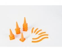 Pylon-Set, model accessory, 10 cones 56 mm