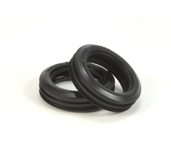 Grooved Front Tires 60/21, RC buggy spare pair