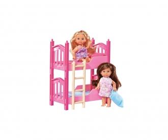 Evi LOVE 2 Floor Bed – Lit de sol avec 2 poupées