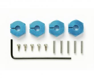Clamp Alu Wheel Hub, accessory set, 5 mm blue