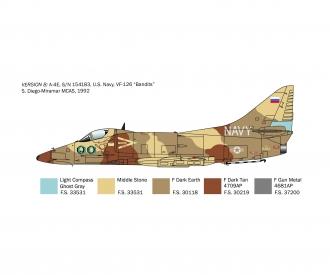 Italeri A-4E/F/G Skyhawk Aircraft Model Kit 1:48