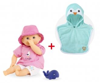 Corolle Bébé de bain Océane Bundle