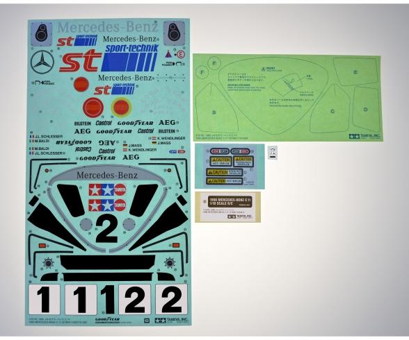 Sticker Bag M-B C11 RC Decal and Masking Set