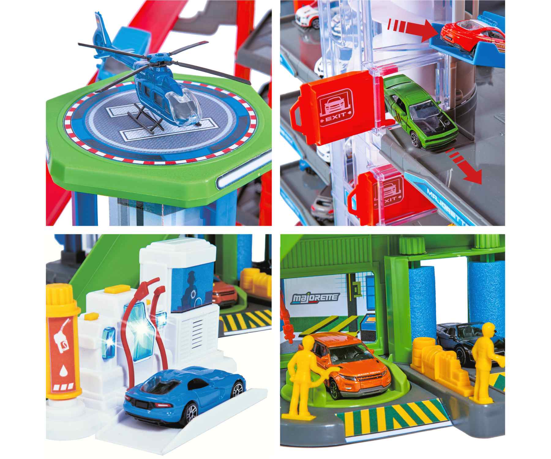 Buy Super City Garage + 6 Vehicles online | Majorette