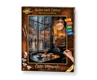 Café Moments 40 x 50 cm - Peinture par numéros