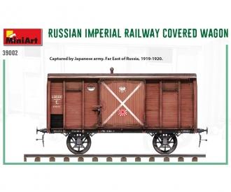 1:35 Rus. Imperial Railway Covered Wagon