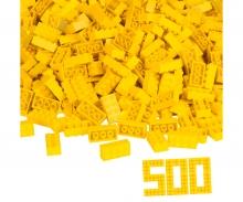Blox 500 briques 8 plots jaunes en vrac