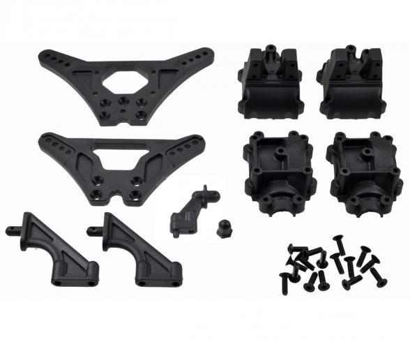 X10EB Shock Tower Gearbox Parts Set