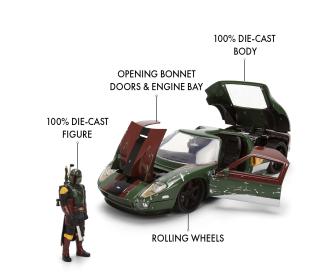 Star Wars Boba Fett 2005 Ford GT 1:24