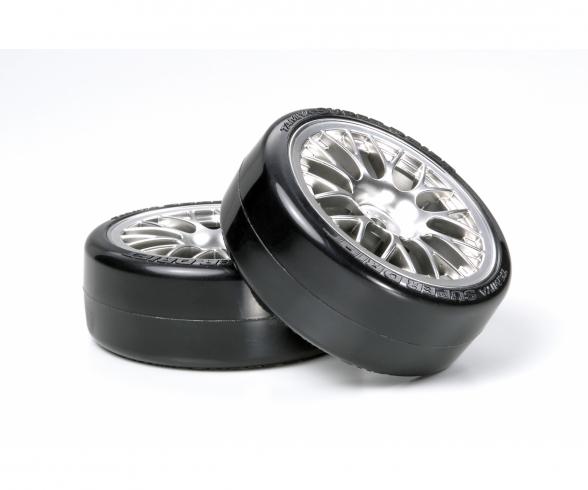 1:10 Chrome Mesh Wheel, drift wheel set, 24mm